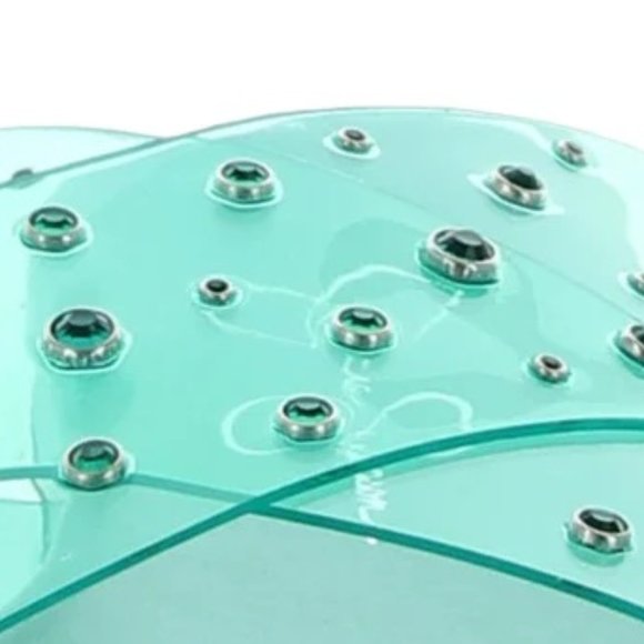 JESSICA SIMPSON Tislie Slip On Double Cross Strap Slide Sandals - 7.5 - NEW NIB - Picture 5 of 6